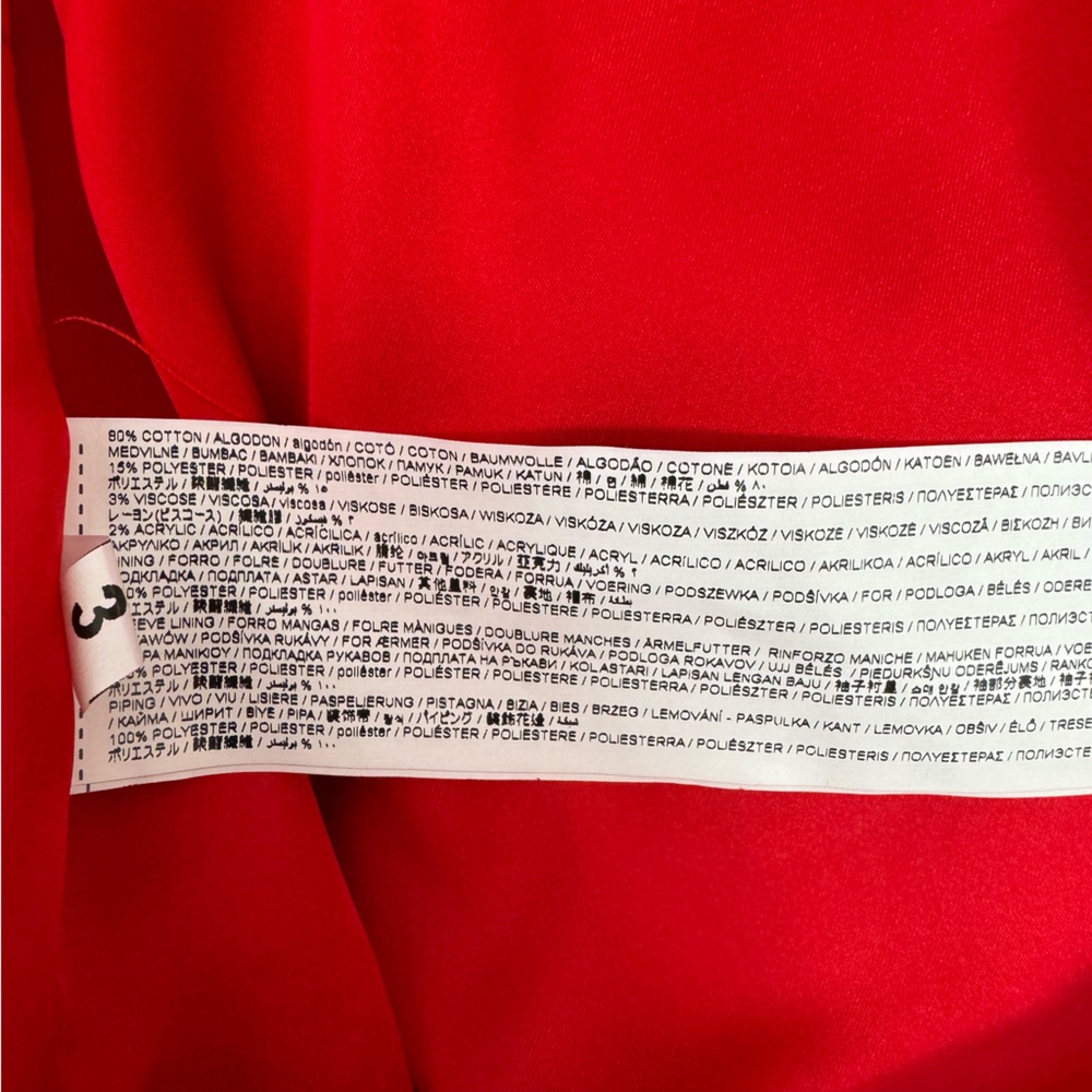 Mango Red Textured Jacket - Picture 10 of 10